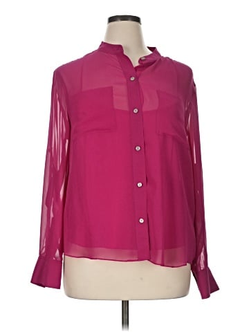 DKNYC Long Sleeve Blouse (view 1)