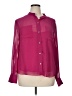 DKNYC 100% Polyester Color Block Pink Long Sleeve Blouse Size XL - photo 1