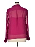 DKNYC 100% Polyester Color Block Pink Long Sleeve Blouse Size XL - photo 2