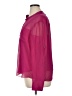 DKNYC 100% Polyester Color Block Pink Long Sleeve Blouse Size XL - photo 5