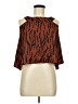 Le Lis 100% Polyester Brown Sleeveless Blouse Size L - photo 1