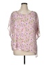 Chenault 100% Polyester Pink 3/4 Sleeve Blouse Size 1X - photo 1