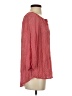 Fred David Red Long Sleeve Blouse Size S - photo 4