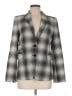 Akris Punto Plaid Gray Blazer Size 8 - photo 1