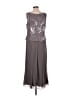 Alex Evenings Gray Cocktail Dress Size 14 - photo 2