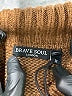 Brave Soul 100% Acrylic Brown Pullover Sweater Size M - photo 7