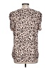 Unbranded Animal Print Tan Short Sleeve T-Shirt Size L (estimated) - photo 2