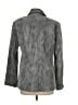 Liz Claiborne 100% Acetate Animal Print Gray Blazer Size M - photo 2