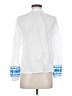 Boden 100% Cotton White Long Sleeve Blouse Size 2 - photo 2
