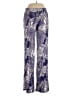 IMAN Paisley Purple Casual Pants Size L - photo 1