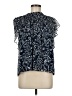 DKNY Blue Sleeveless Blouse Size M - photo 1
