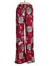 IMAN Floral Red Casual Pants Size Lg L - photo 2