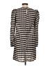 H&M 100% Polyester Checkered-gingham Gray Casual Dress Size XS - photo 2