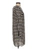 H&M 100% Polyester Checkered-gingham Gray Casual Dress Size XS - photo 4
