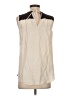 L.A.M.B. Ivory Sleeveless Blouse Size 2 - photo 2