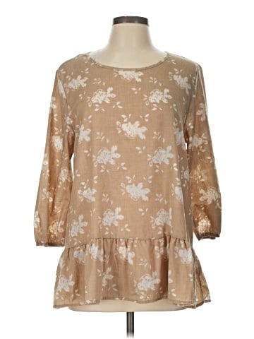 Chris & Carol 3/4 Sleeve Blouse (view 1)