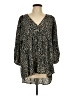 Umgee 100% Polyester Animal Print Black Casual Dress Size L - photo 1