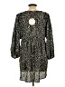 Umgee 100% Polyester Animal Print Black Casual Dress Size L - photo 2