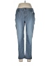 Chico's Chevron-herringbone Blue Jeans Size Lg (2) - photo 1