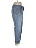Chico's Chevron-herringbone Blue Jeans Size Lg (2) - photo 4