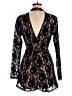 Francesca's 100% Polyester Black Romper Size M - photo 2