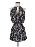 Parker 100% Polyester Floral Black Cocktail Dress Size XS - photo 1