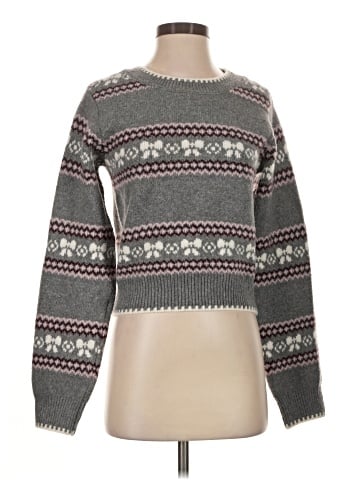 Pink Rose Pullover Sweater (view 1)