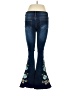 Bamboo Hearts Blue Jeans Size 7 - photo 2