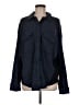 Aerie Houndstooth Blue Long Sleeve Blouse Size M - photo 1