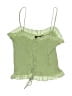 Shein Green Sleeveless Blouse Size 4 - photo 1