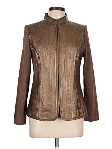 Peter Nygard Leather Jacket (view 1)