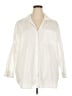 Old Navy 100% Cotton Ivory 3/4 Sleeve Button-Down Shirt Size 2X - photo 1