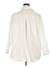 Old Navy 100% Cotton Ivory 3/4 Sleeve Button-Down Shirt Size 2X - photo 2