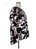 Torrid 100% Polyester Floral Black Short Sleeve Blouse Size 1X Plus (1) - photo 4