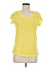 Just Be... Chevron-herringbone Yellow Active T-Shirt Size M - photo 1