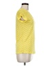 Just Be... Chevron-herringbone Yellow Active T-Shirt Size M - photo 4
