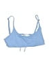 O'Neill Solid Blue Swimsuit Top Size S (estimated) - photo 1