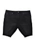 Seven7 Solid Black Denim Shorts Size 8 - photo 1