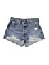 Levi's 100% Cotton Blue Denim Shorts Size 26 waist - photo 1