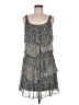 Robbie Bee 100% Polyester Paisley Gray Casual Dress Size 8 - photo 1