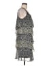Robbie Bee 100% Polyester Paisley Gray Casual Dress Size 8 - photo 4
