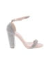 Qupid Silver Sandals Size 8 1/2 - photo 1