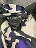 St. John 100% Polyester Purple Long Sleeve Blouse Size L - photo 7
