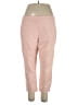 Elle Solid Pink Casual Pants Size XL - photo 1