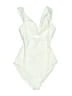 Zimmermann Solid Ivory One Piece Swimsuit Size 6 (1) - photo 2