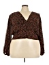 Ashley Stewart Brown 3/4 Sleeve Blouse Size 22 Plus - photo 1
