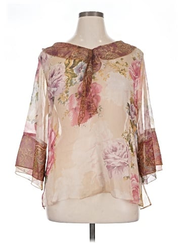 Bill Blass 3/4 Sleeve Blouse (view 1)