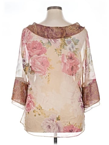 Bill Blass 3/4 Sleeve Blouse (view 2)