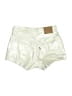 Levi's Metallic Silver Shorts Size 25 waist - photo 2