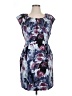 Apt. 9 100% Polyester Print Blue Cocktail Dress Size 14 - photo 1